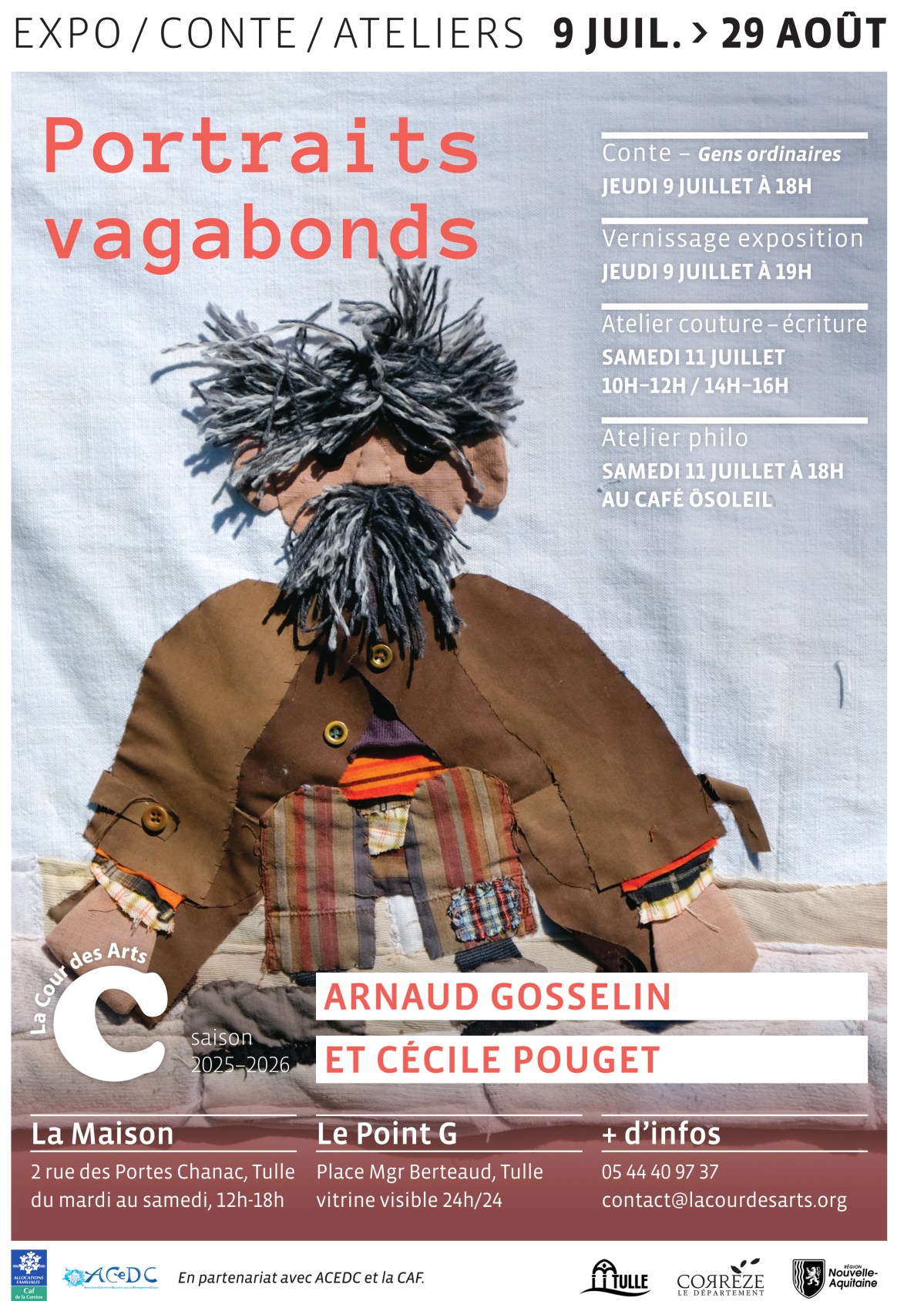 &laquo;&nbsp;Portraits vagabonds&nbsp;&raquo; avec Arnaud Gosselin